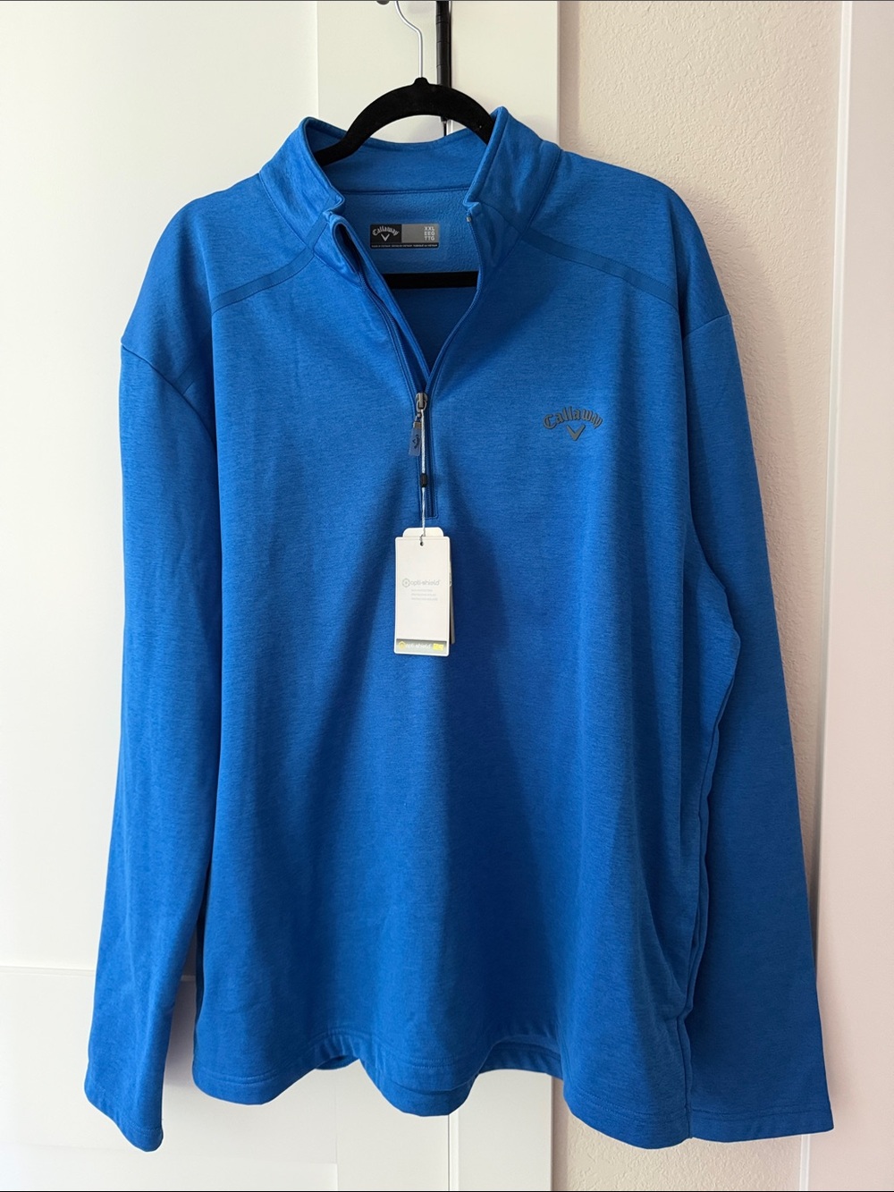 Callaway Men’s Blue Quarter-Zip Performance Pullover